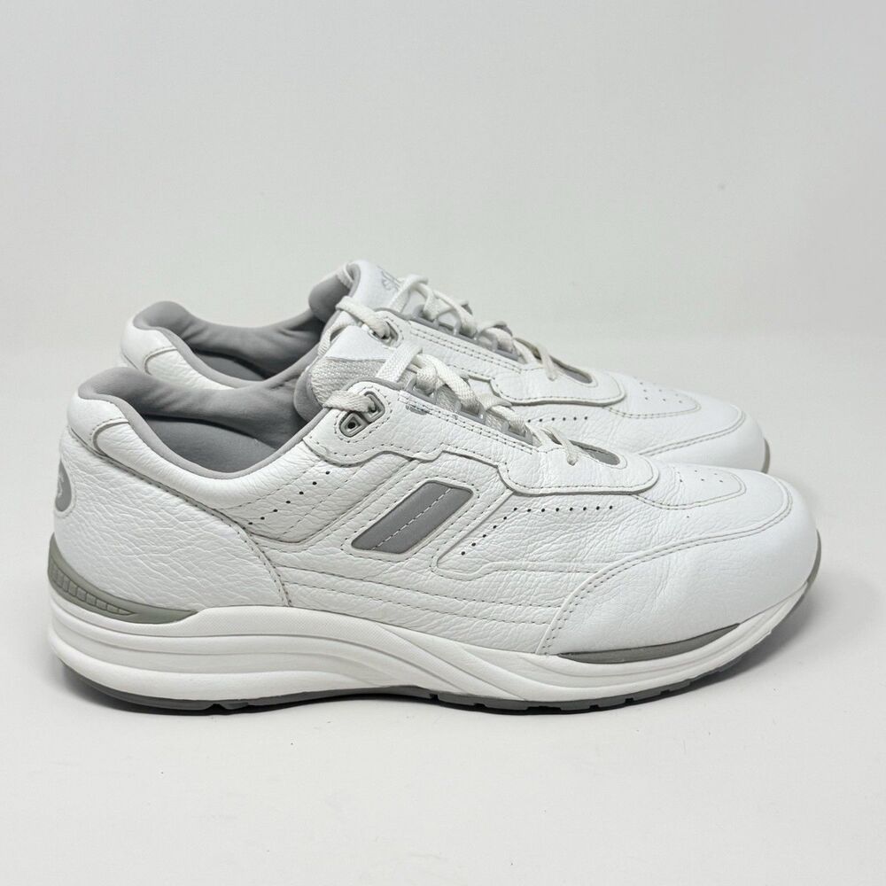 SAS Journey II Sneakers Shoes Mens 11.5 M White Leather Walking Comfort Lace Up